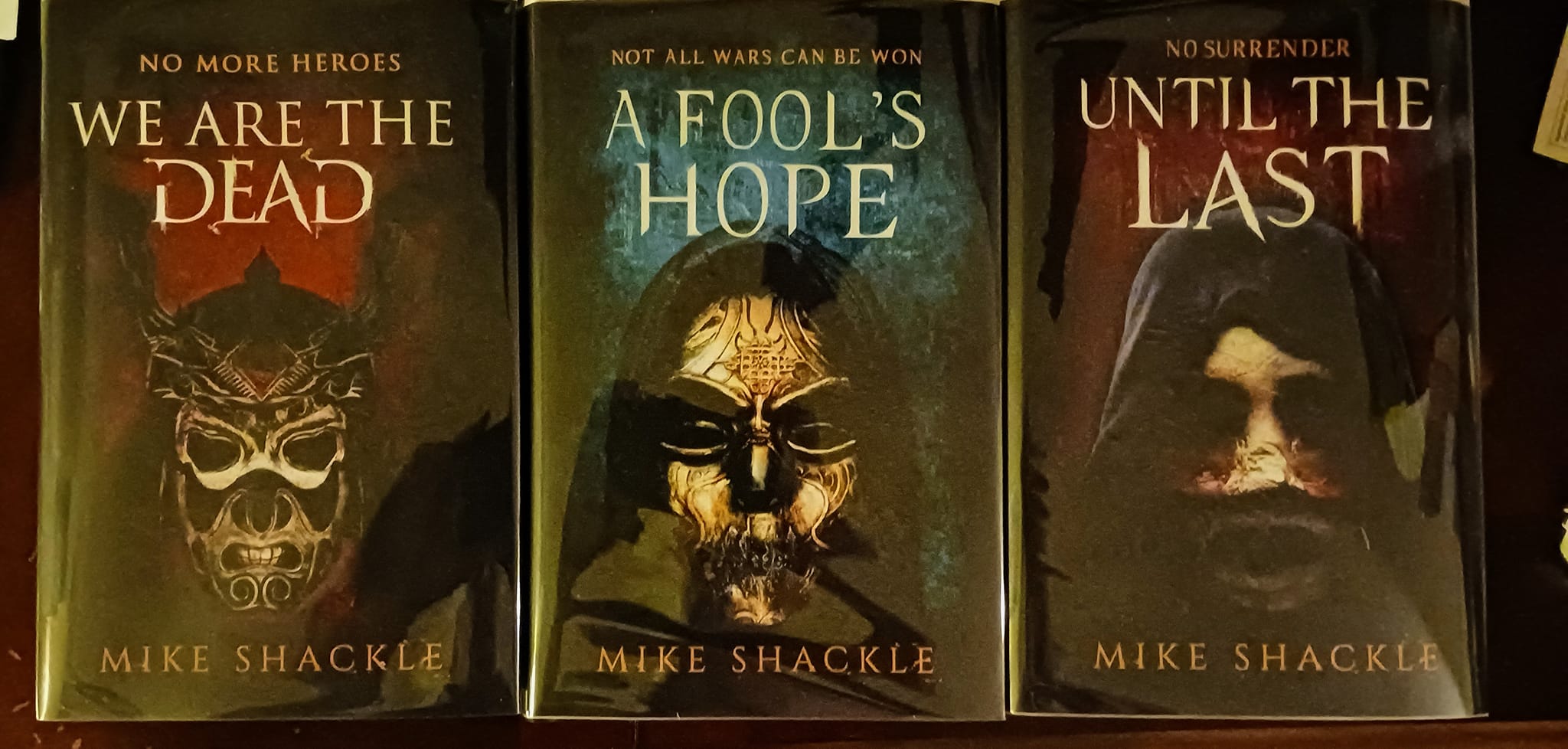 Signed limited edition of Mike Shackle's The Last War series