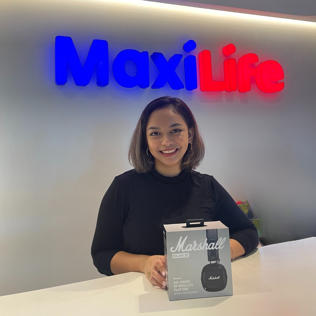 MaxiLife - Our top fan winner, Aisha, claimed her prize at the MaxiLife ...