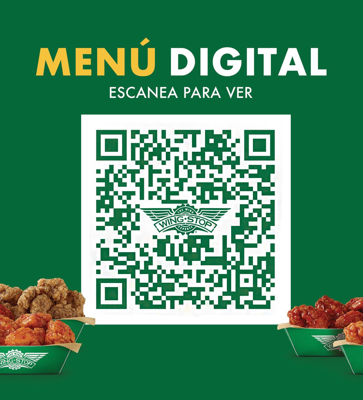 Nuestro menú se digitaliza 📲 ... - Wingstop Hermosillo | Facebook
