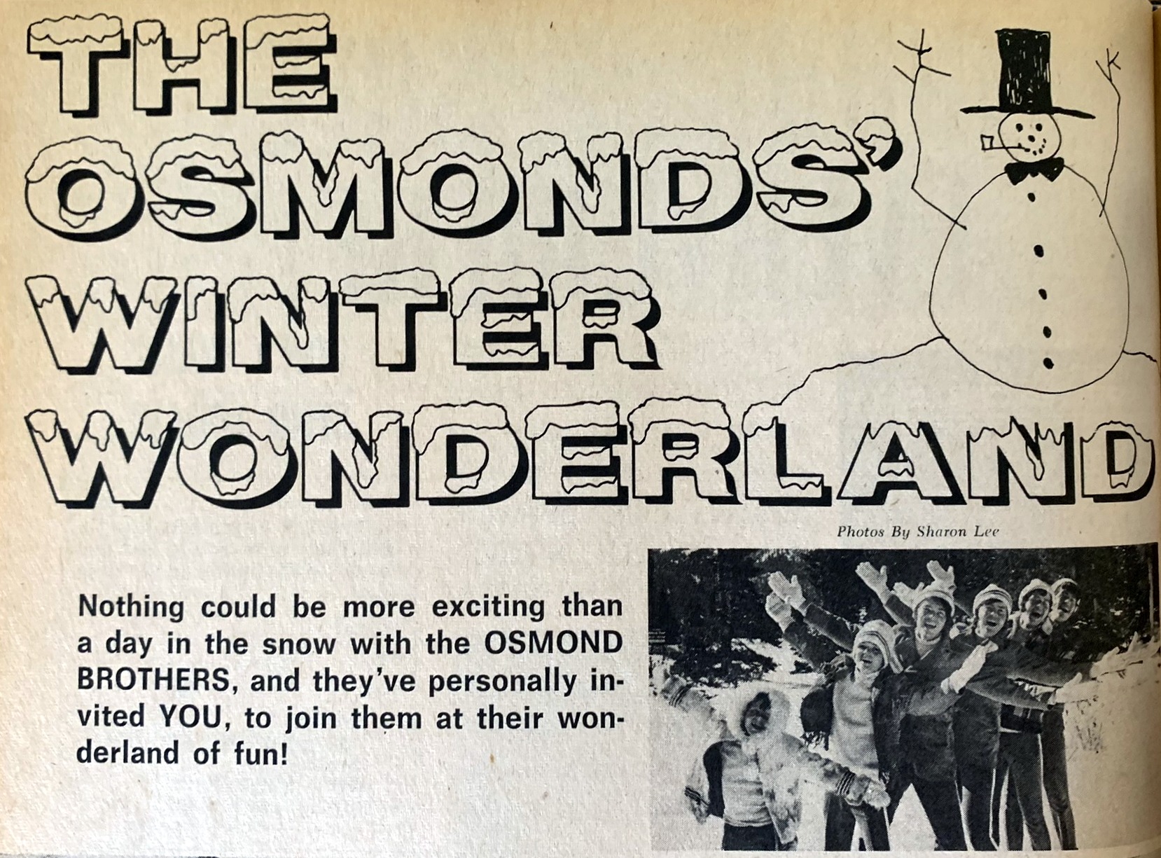 From the Tiger Beat Archives, publication date February 1971