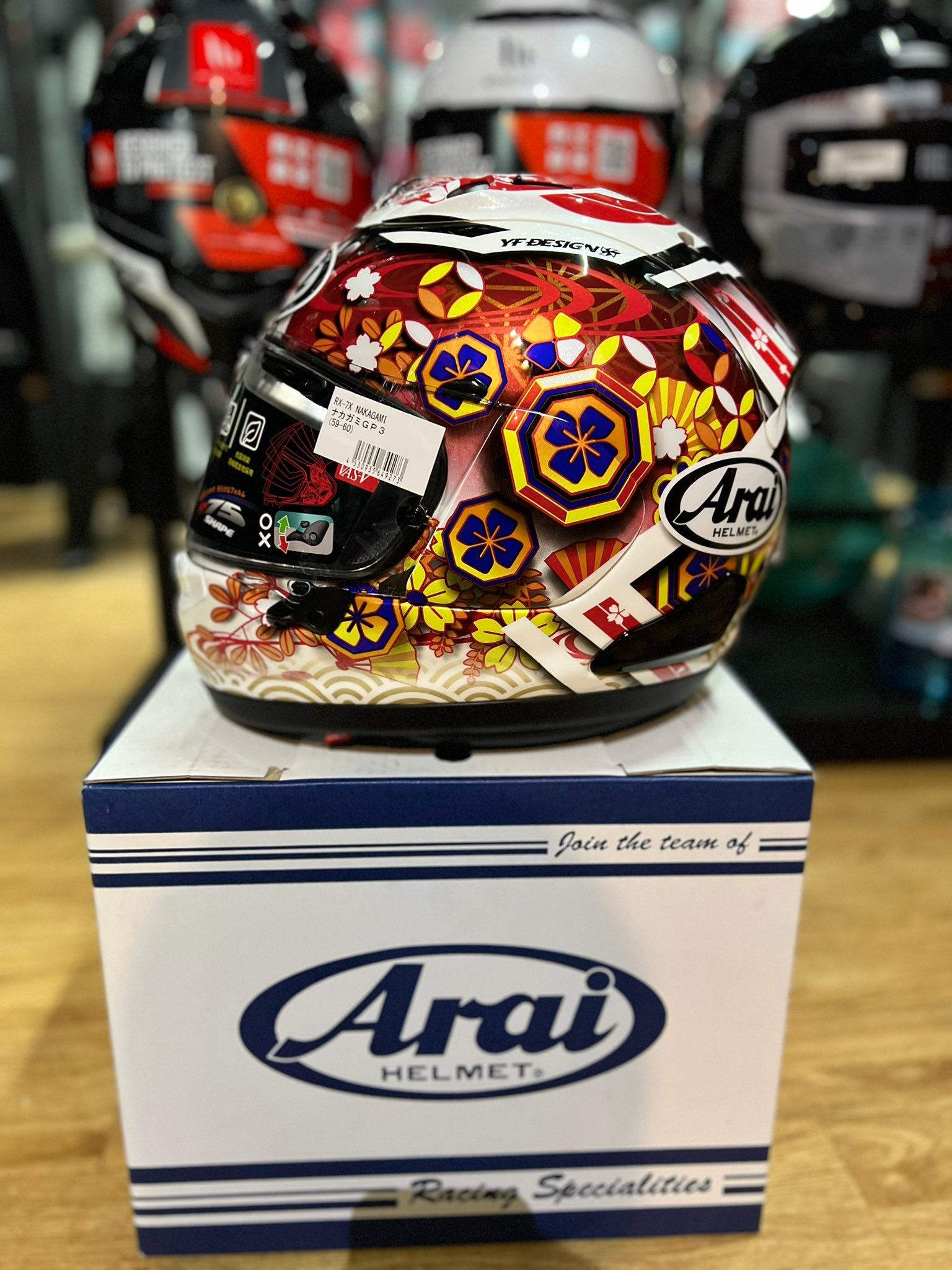 Arai rx7x nakagami helmet for sale