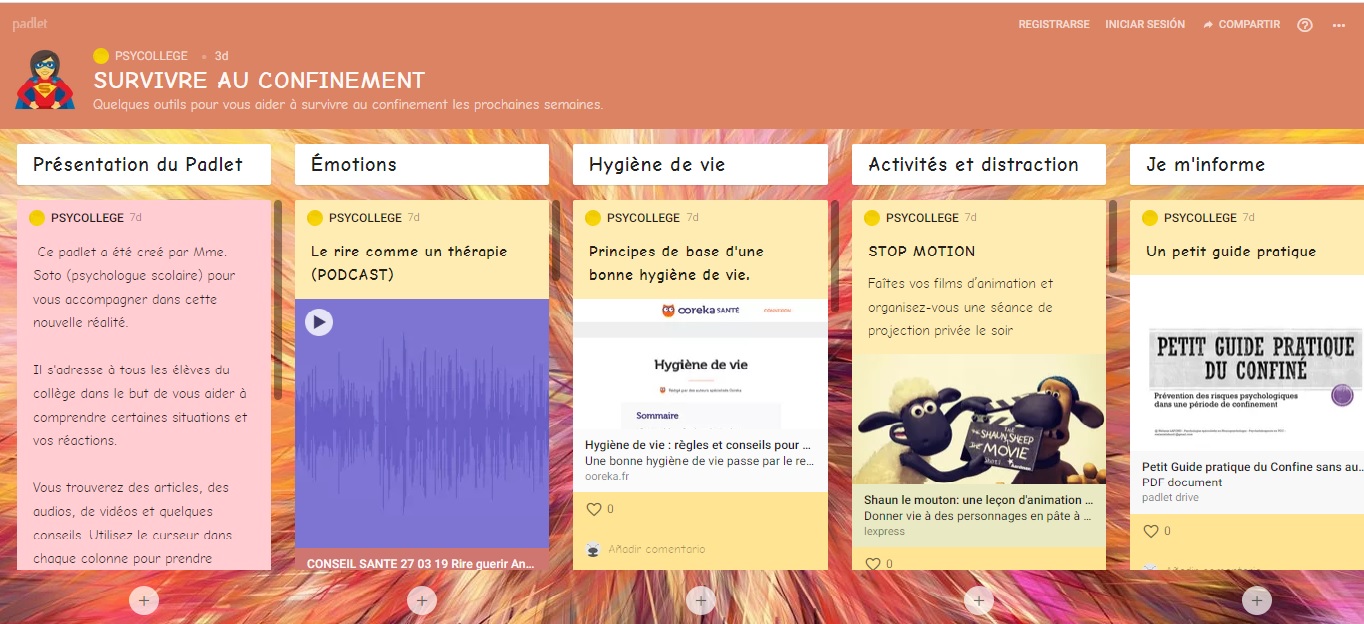 LE PADLET PSYCOLLEGE Un... - Liceo Franco Mexicano A.C. | Facebook