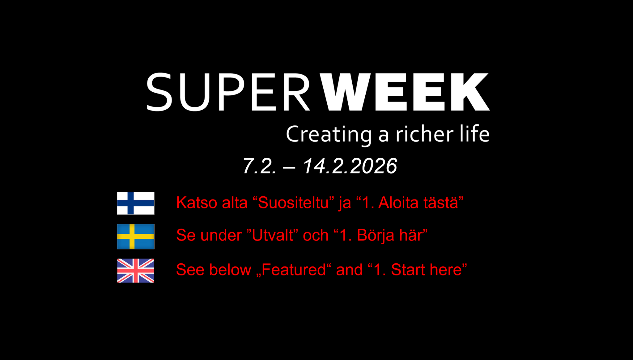 Super Week 02/2026 | Facebook