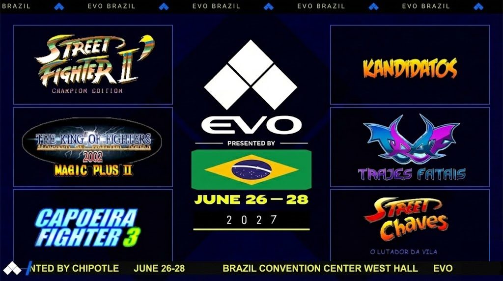 Vazou a lineup da Evo Brasil 2027, tudo conforme previsto!