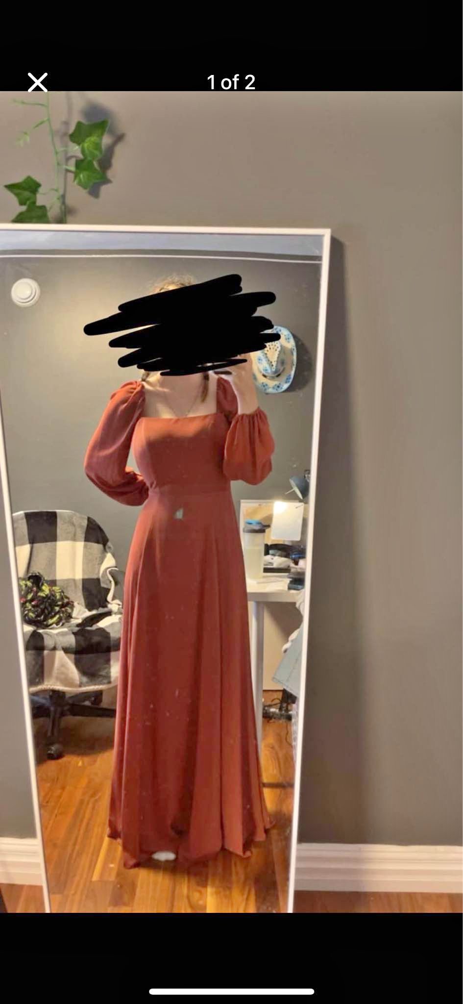modest casual dresses Women's Mikarose The Eden Midi Dress Small Botanical Dusk Printemps / Eté 2025 Birthday Pink Unicorn Dress Color:Pumpkin Spice Modest Wedding Dresses