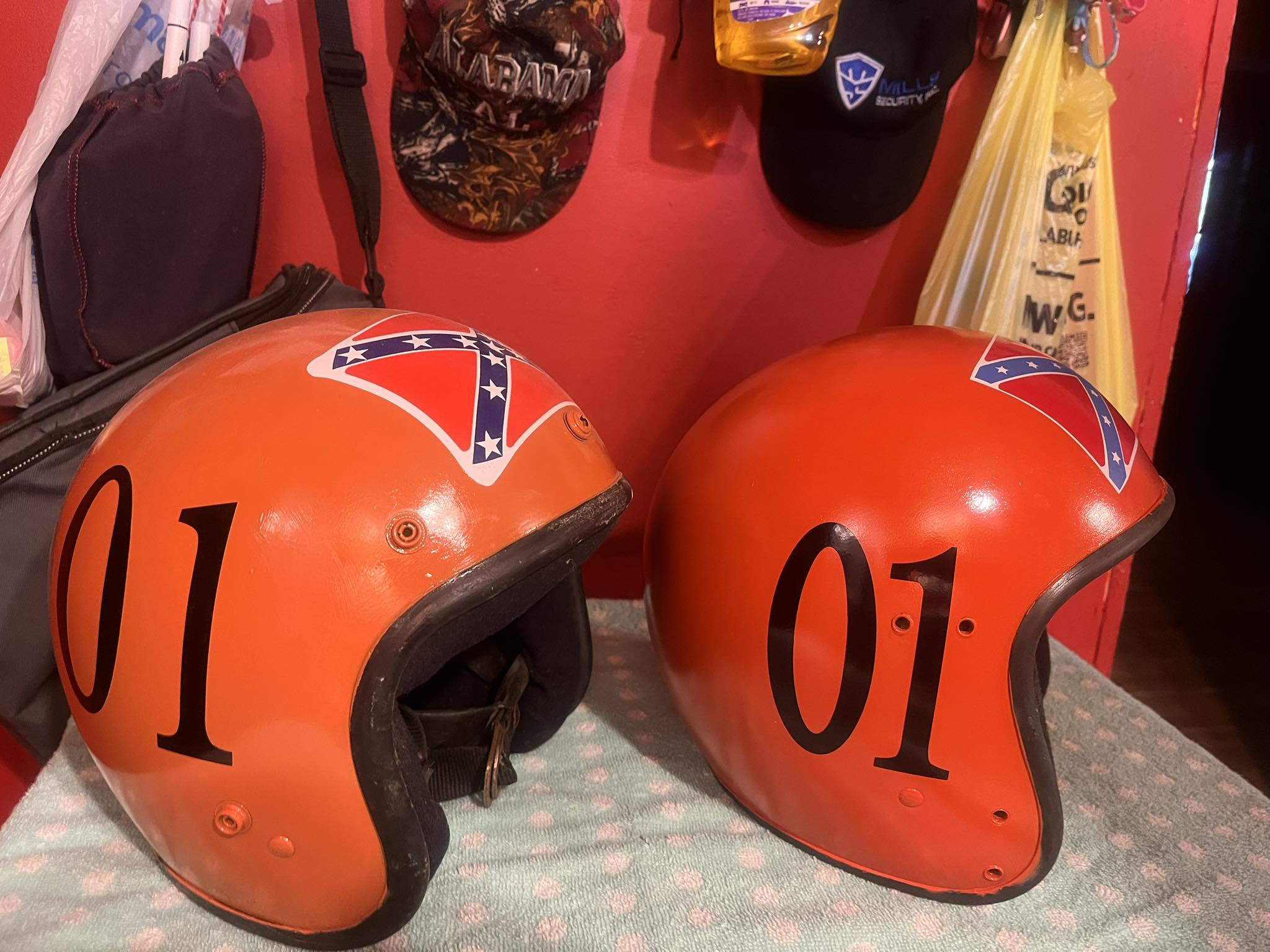 dukes of hazzard motorcycle helmet GP Shutter Blue Why an artist smashed up