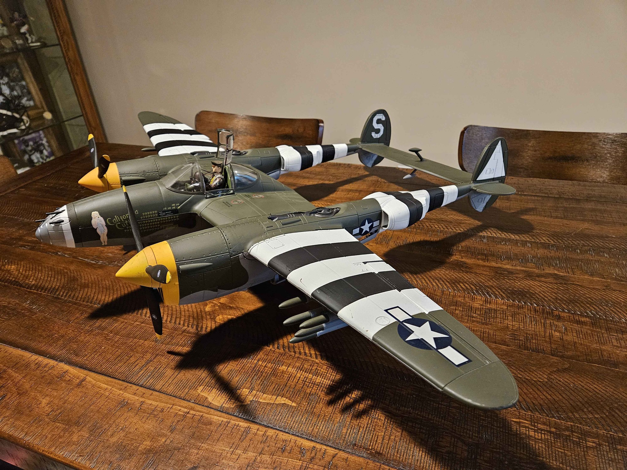 1:18 Scale P-38 Lockheed Lightning WWII Plane. 21st Century Model/Toy ...