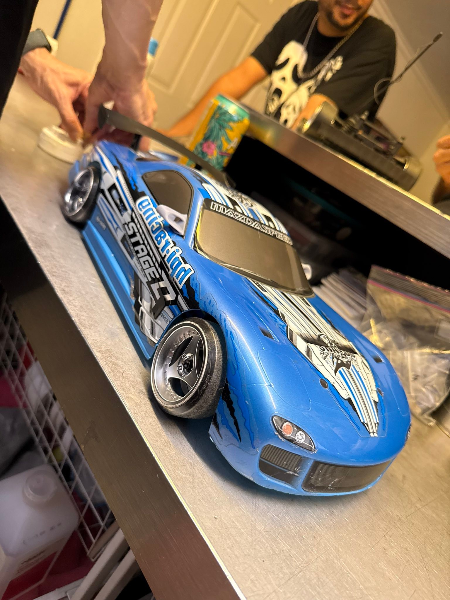 Restoring an old HPI E10 RC drift car