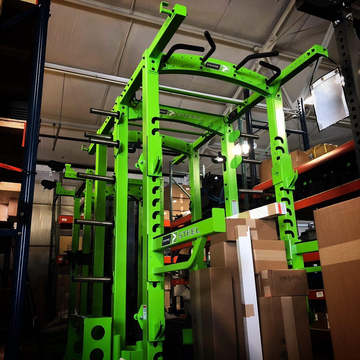 PRIME Fitness - The PRIME Steel line of racks! . Shown...