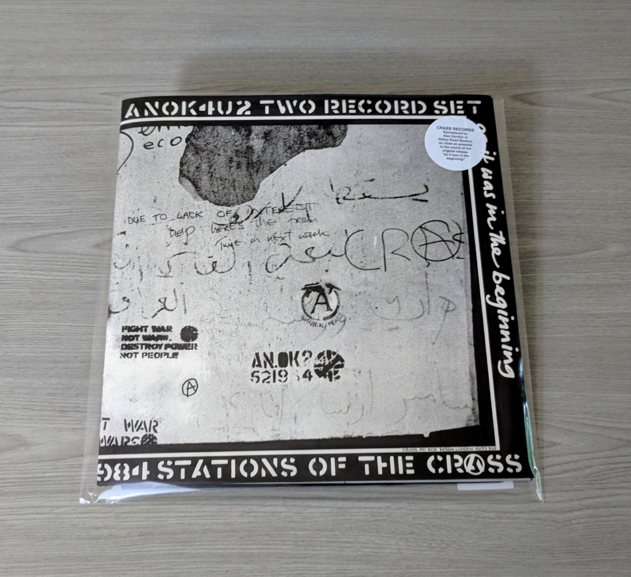 Crass' influential album Stations of the Crass released in 1979