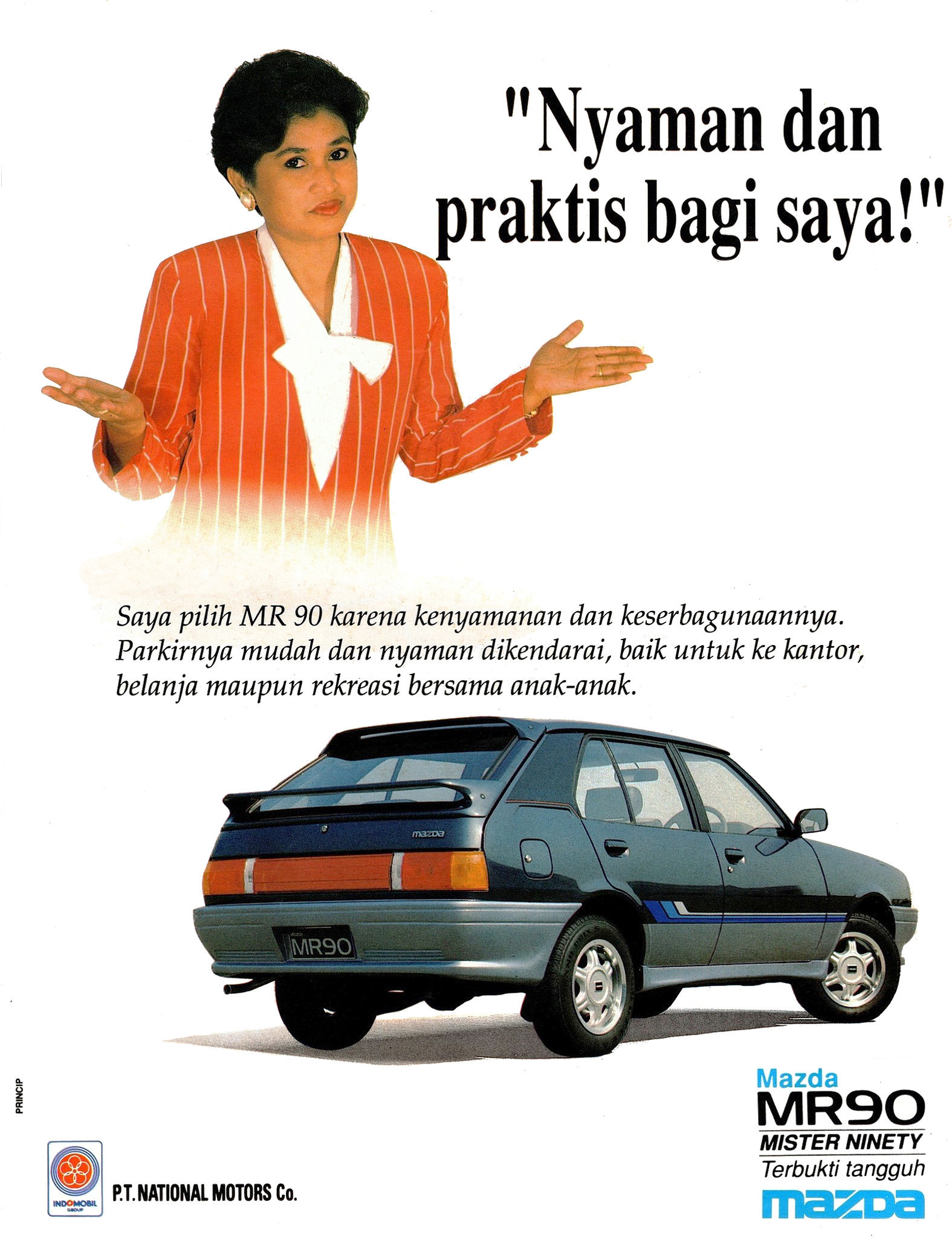 Mazda MR90 ad - 1992 Indonesia - Mazda Familia AP, FA4 (323)
