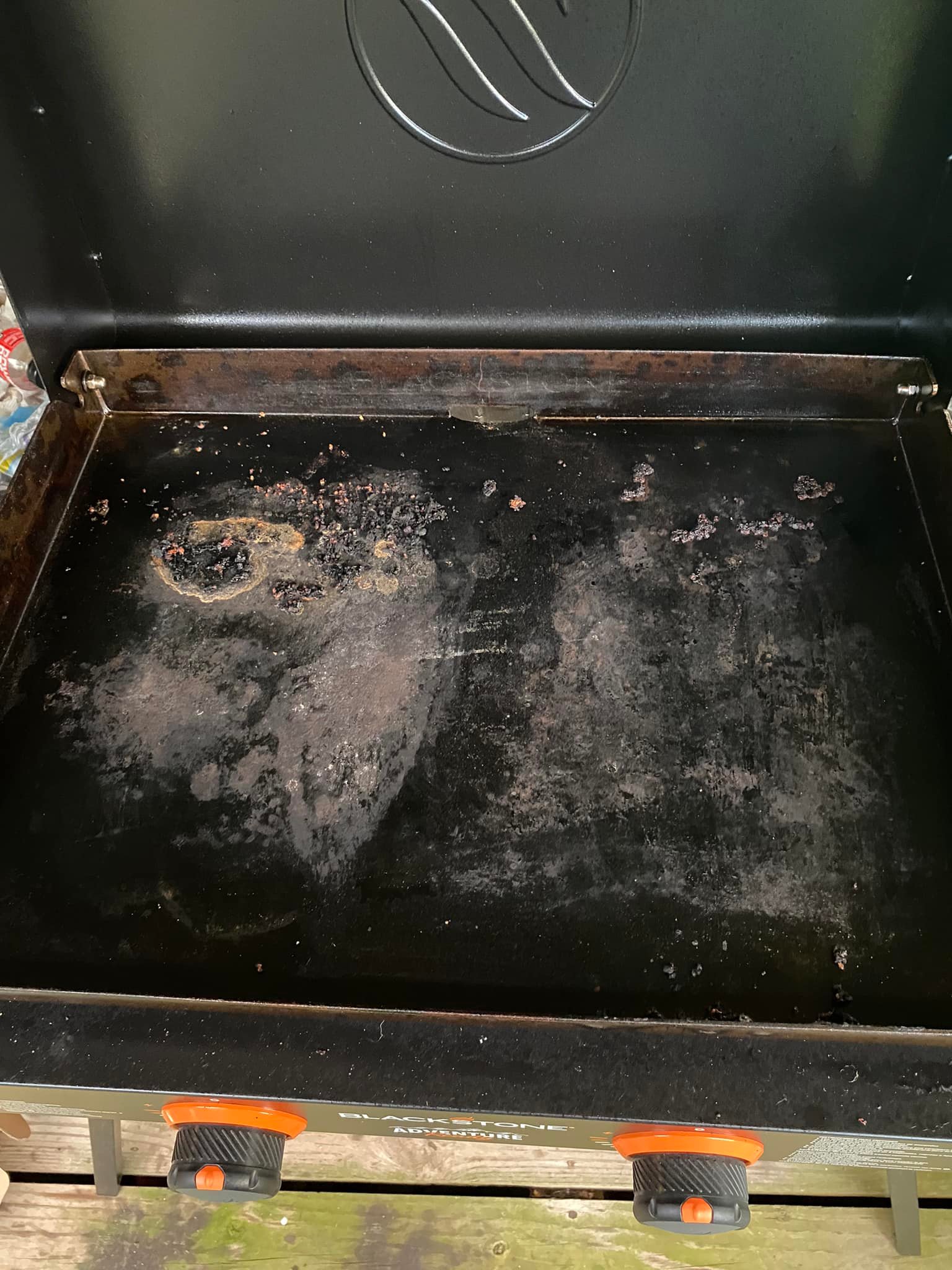 after cooking blackstone griddle sticky after seasoning