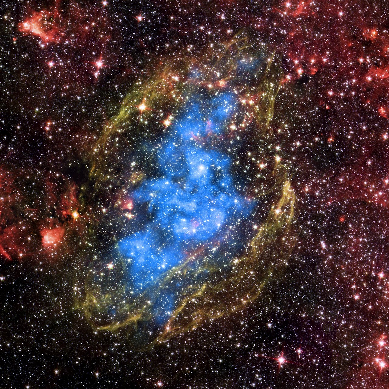 W44 compõe restos de uma supernova que... - Revista AstroNova