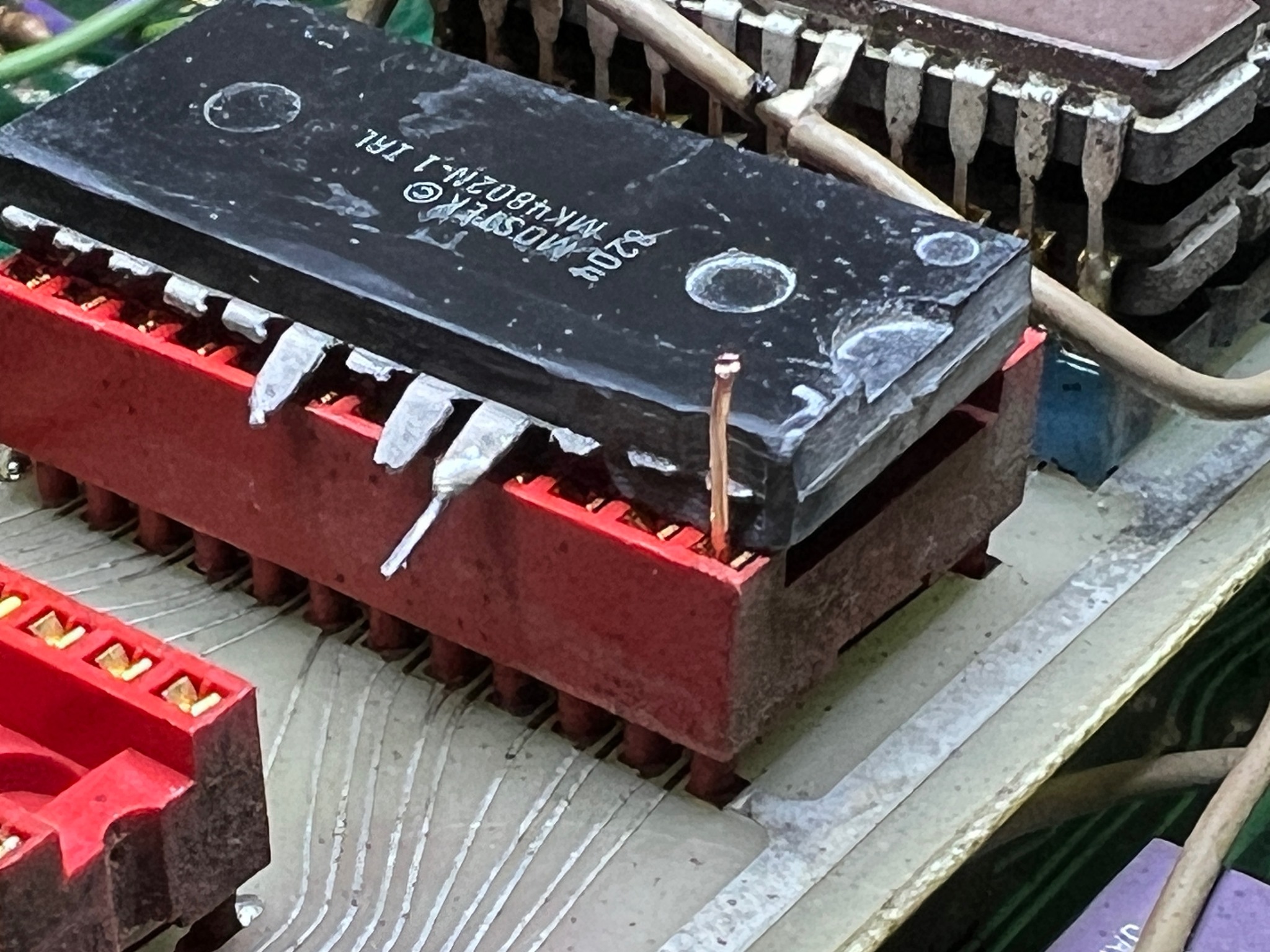 Had a disaster, trying to restore a board, one of the RAM chips