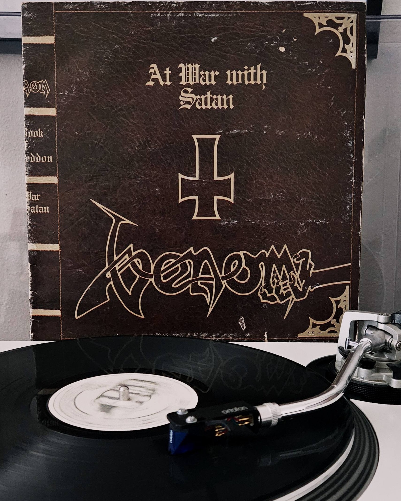 Venom's At War with Satan vinyl record found