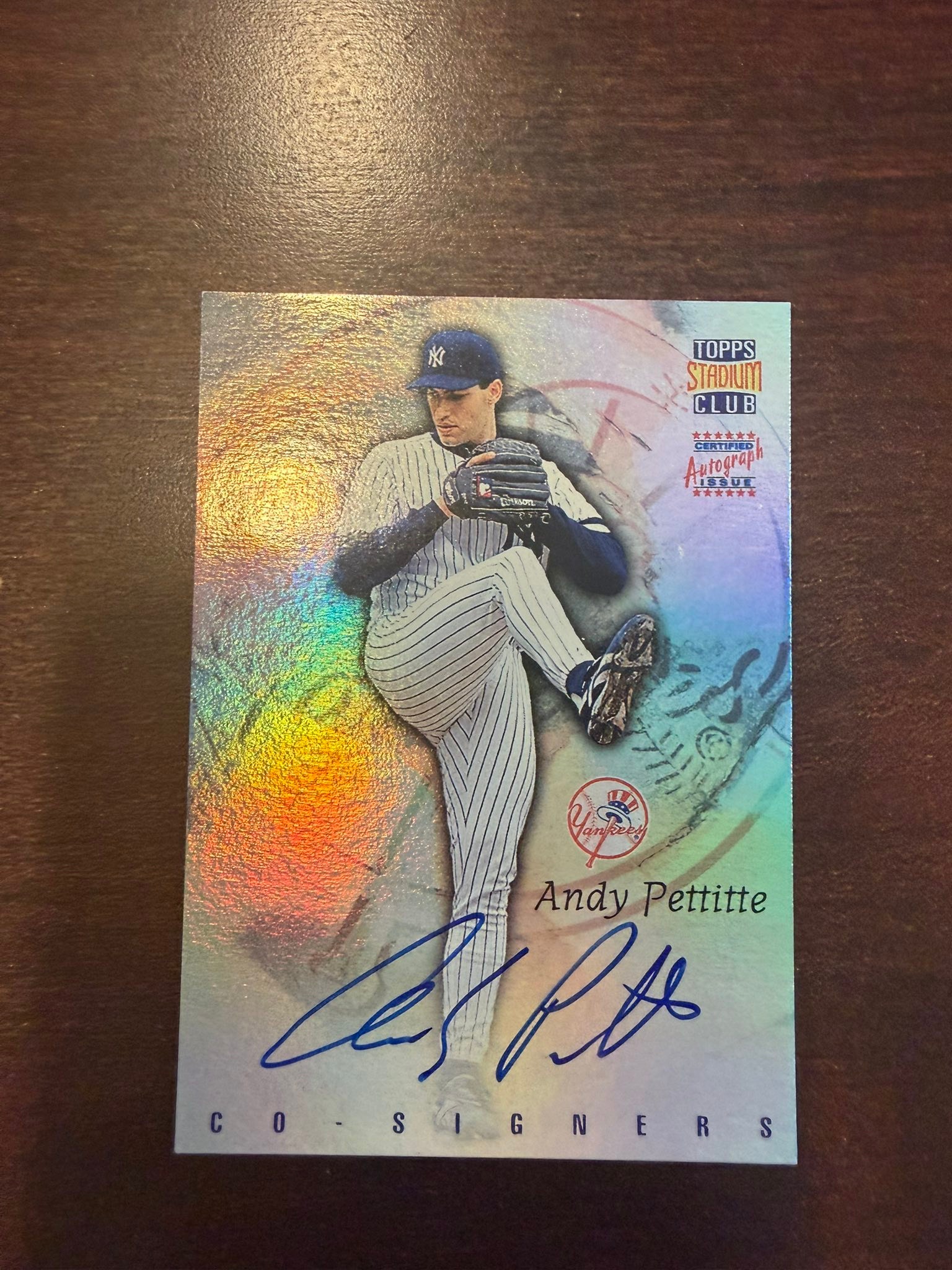 1997 On card auto of Derek Jeter & Andy Pettitte. Super rare
