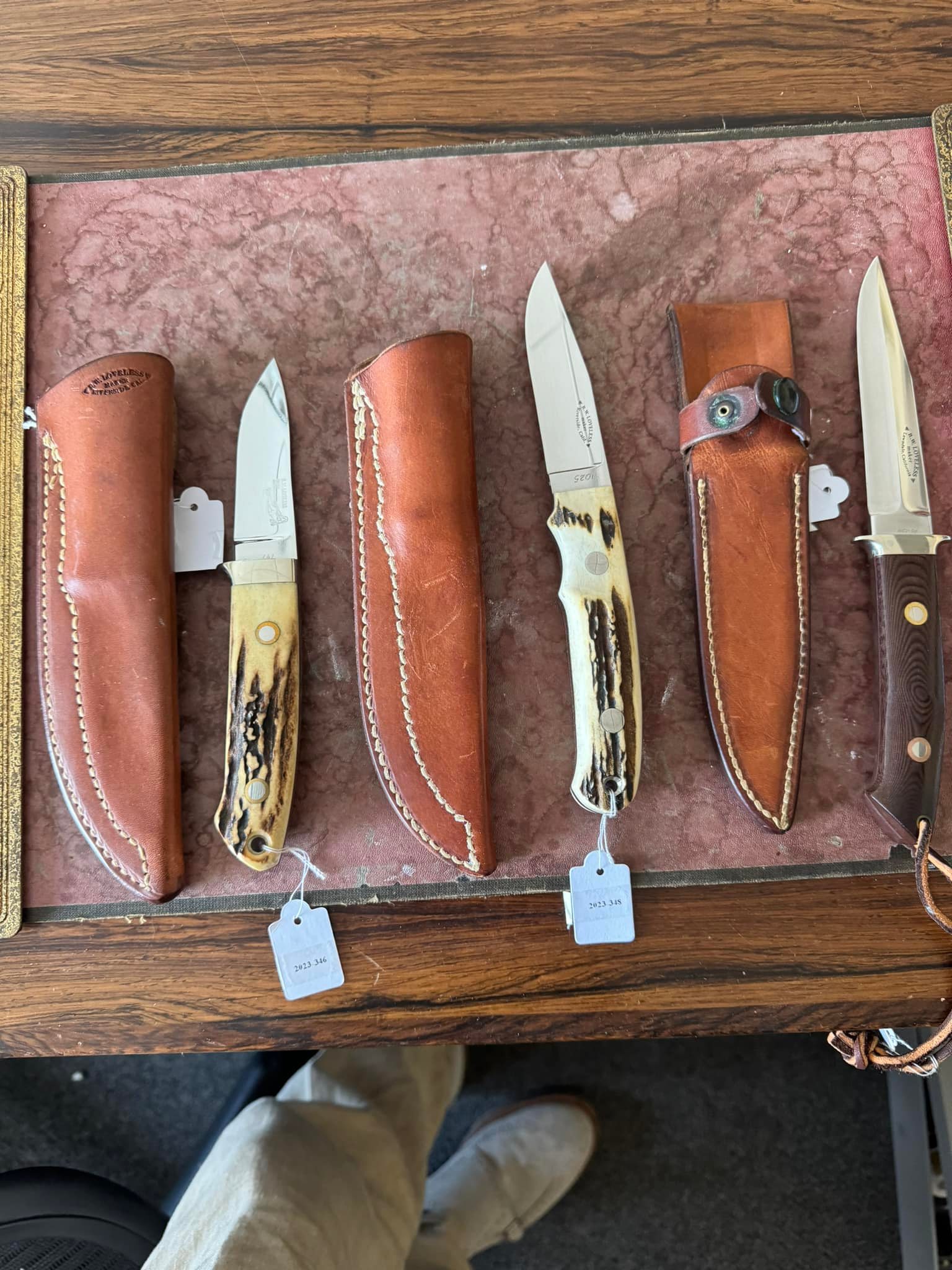 High priced authentic Loveless knives and their potential use