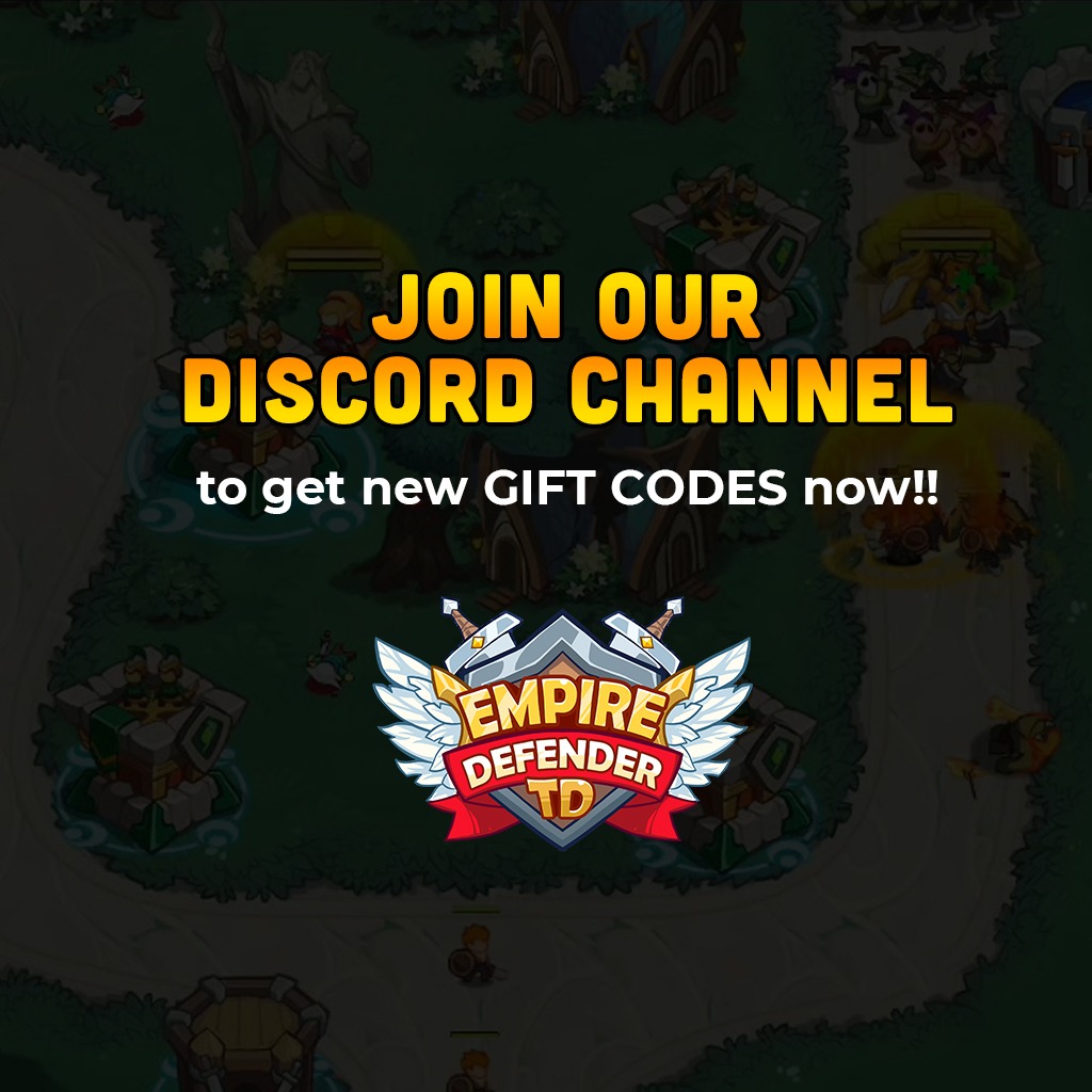 📣📣📣 NEW GIFT CODE is available now on... - Empire Defender TD | Facebook