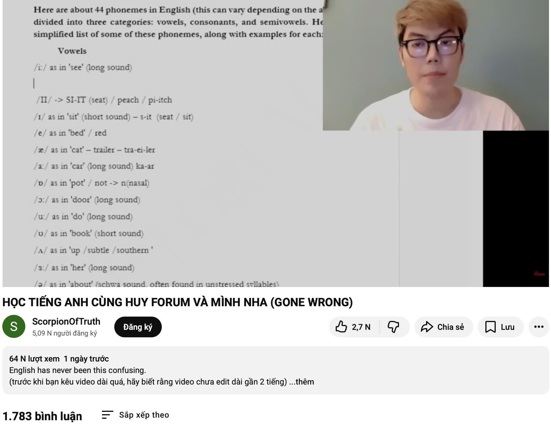 Hưng - GÓP Ý CHO HUY FORUM Mình vừa xem xong video mới nhất về nhận xét ...