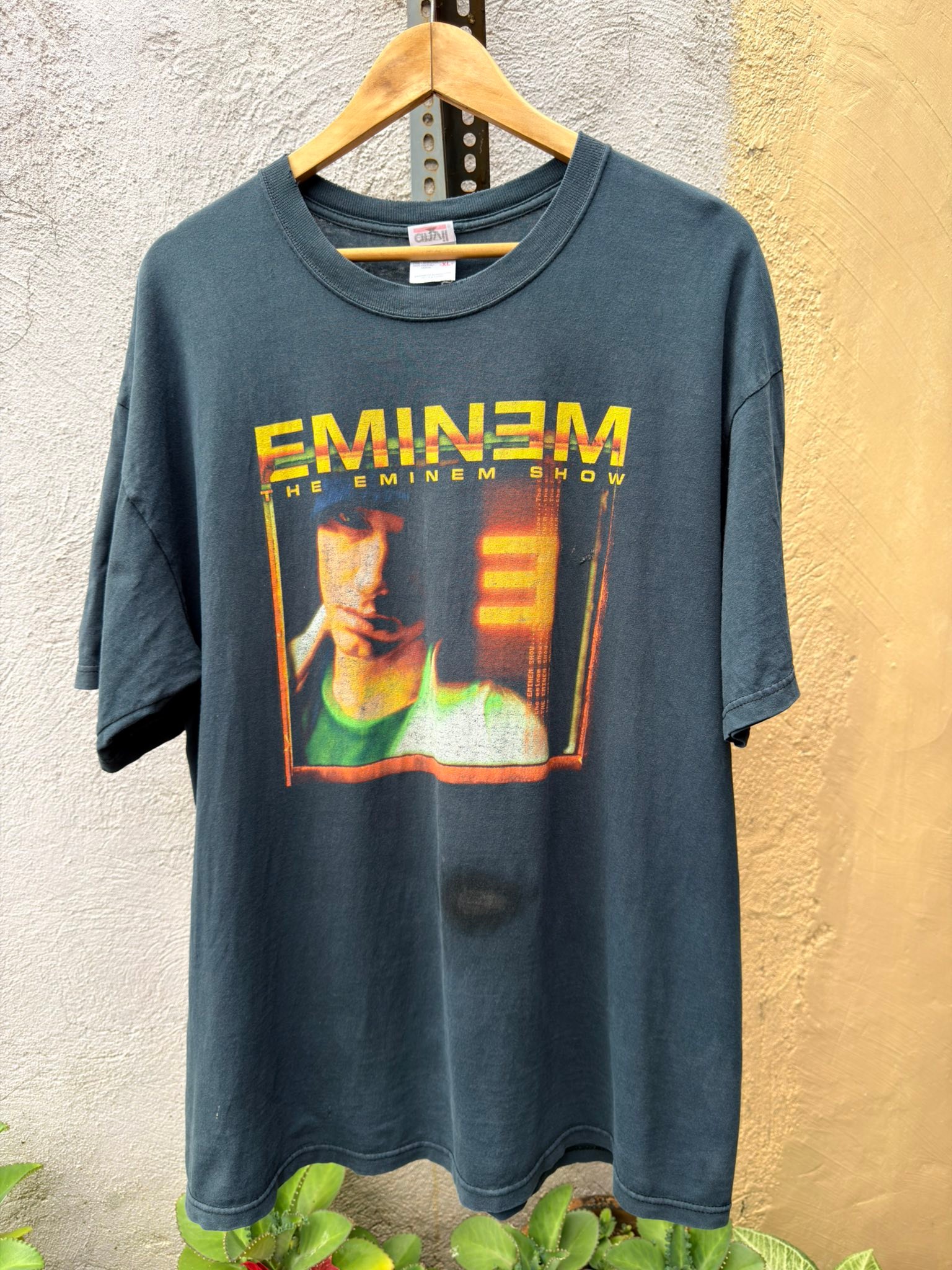 Vintage Eminem x Jordan Shirt Show RapTee Anvil Redbar Tag Size L 