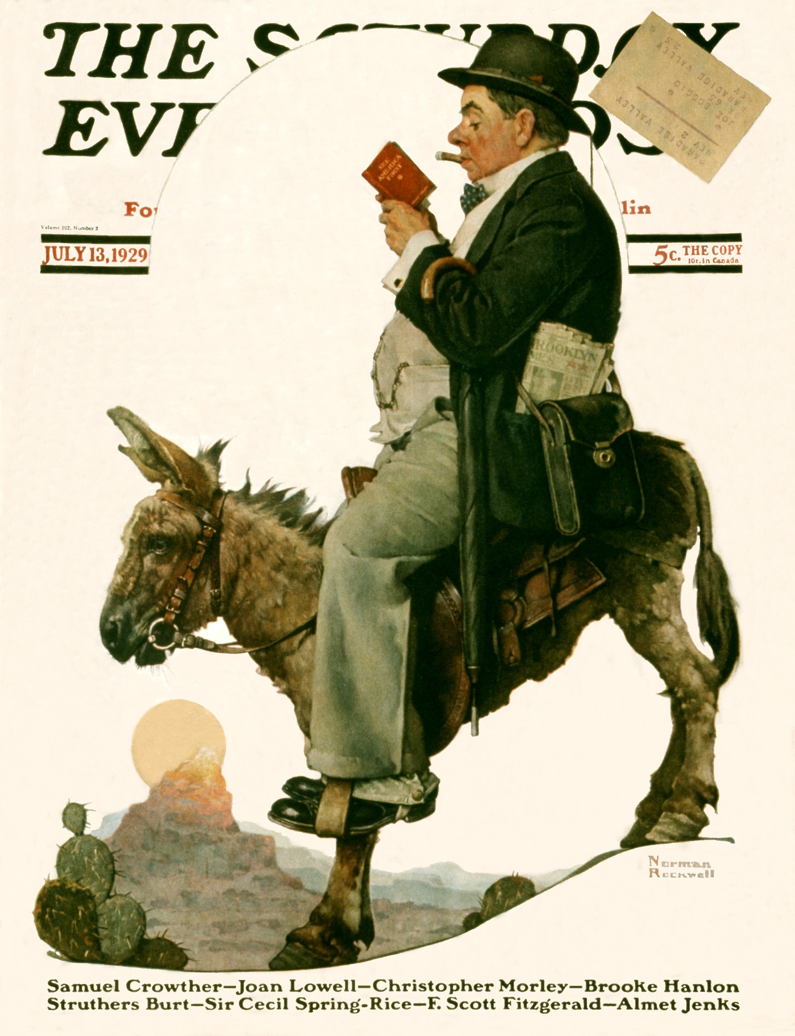 Norman Rockwell's Saturday Evening Post cover for June 15, 1929