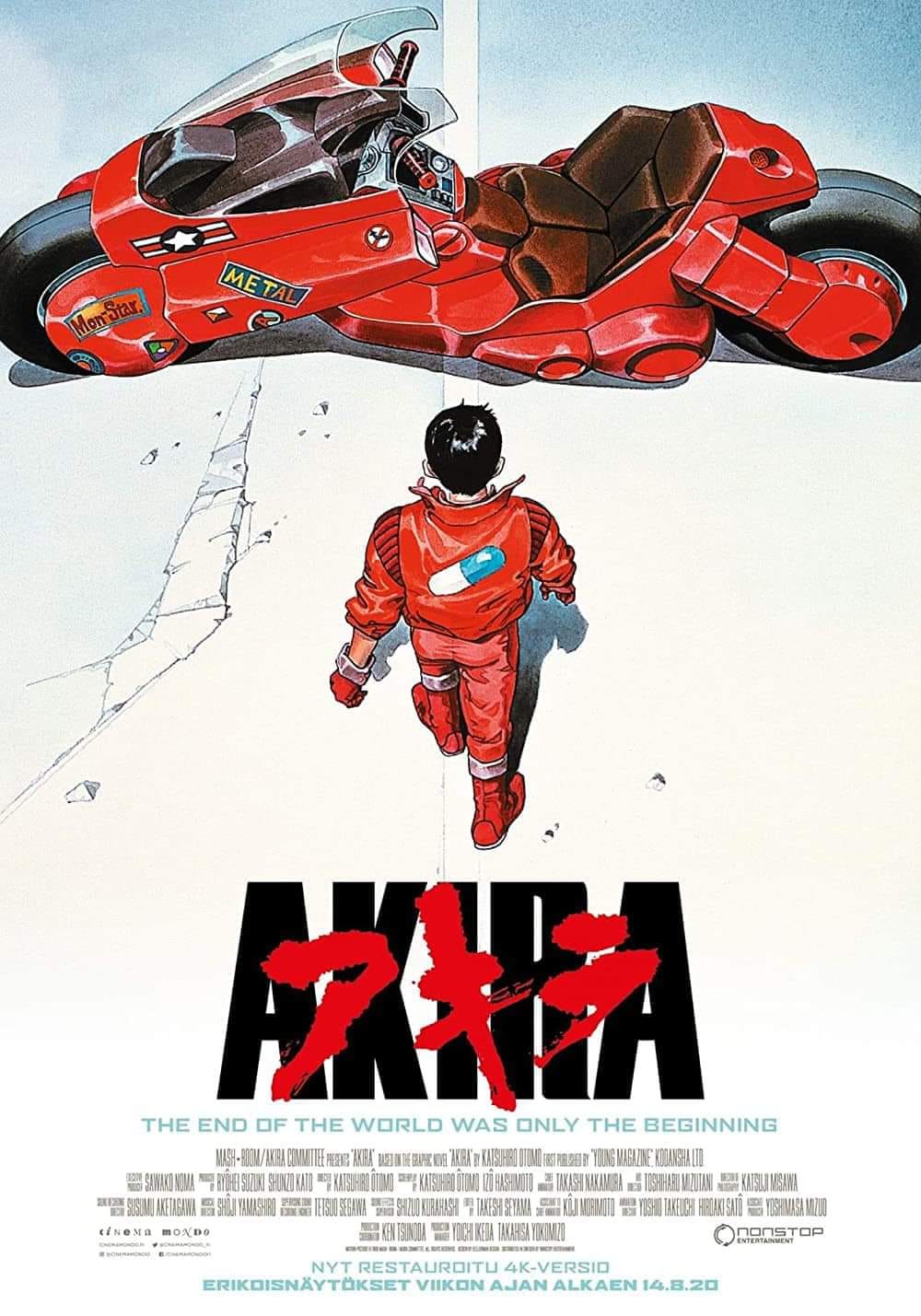 Akira movie poster and 4k steelbook