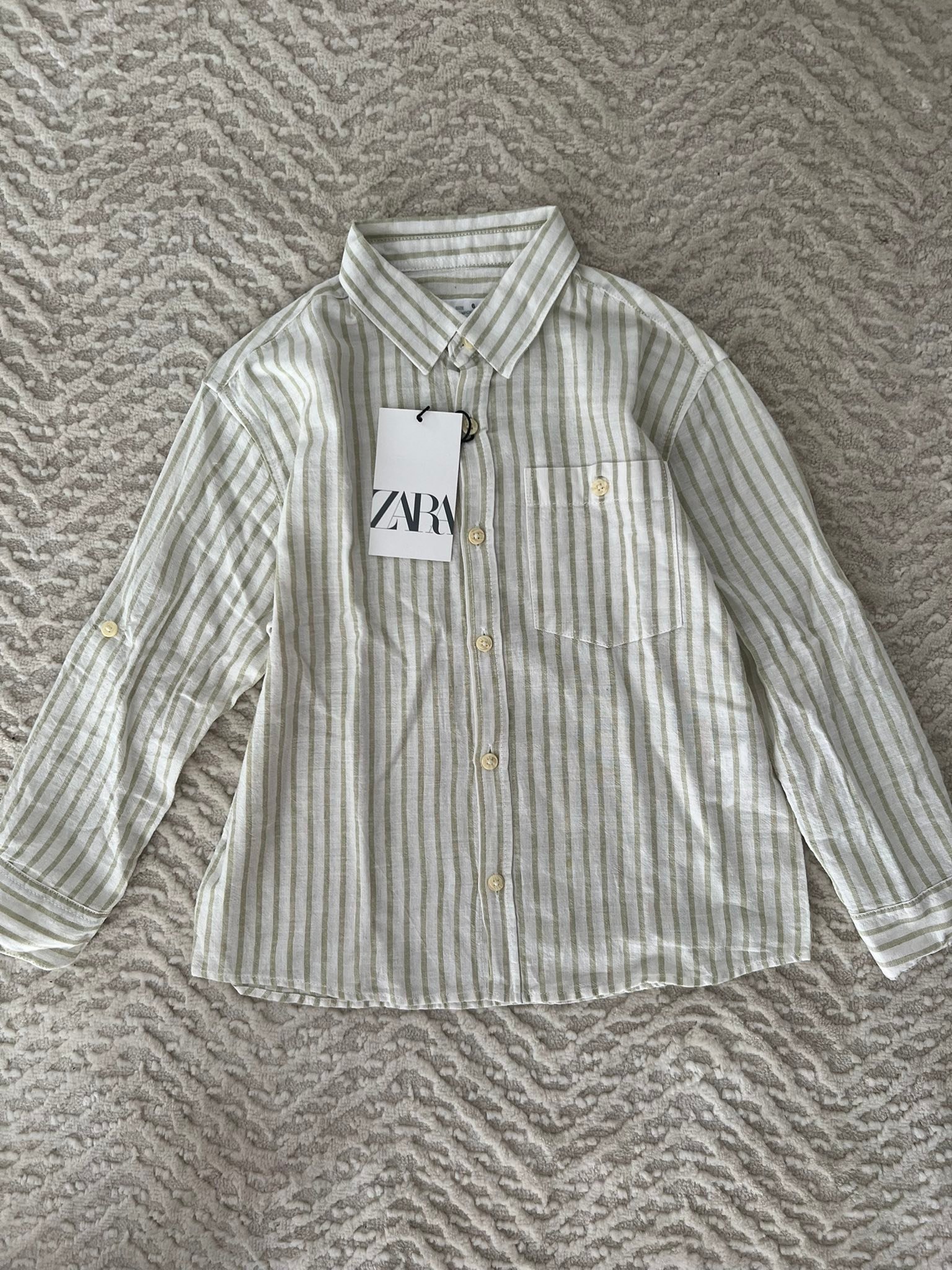 Chemise Zara Pour Garçon - Taille 122 (environ 7-8 Ans) - Occasion En Très Bon état
