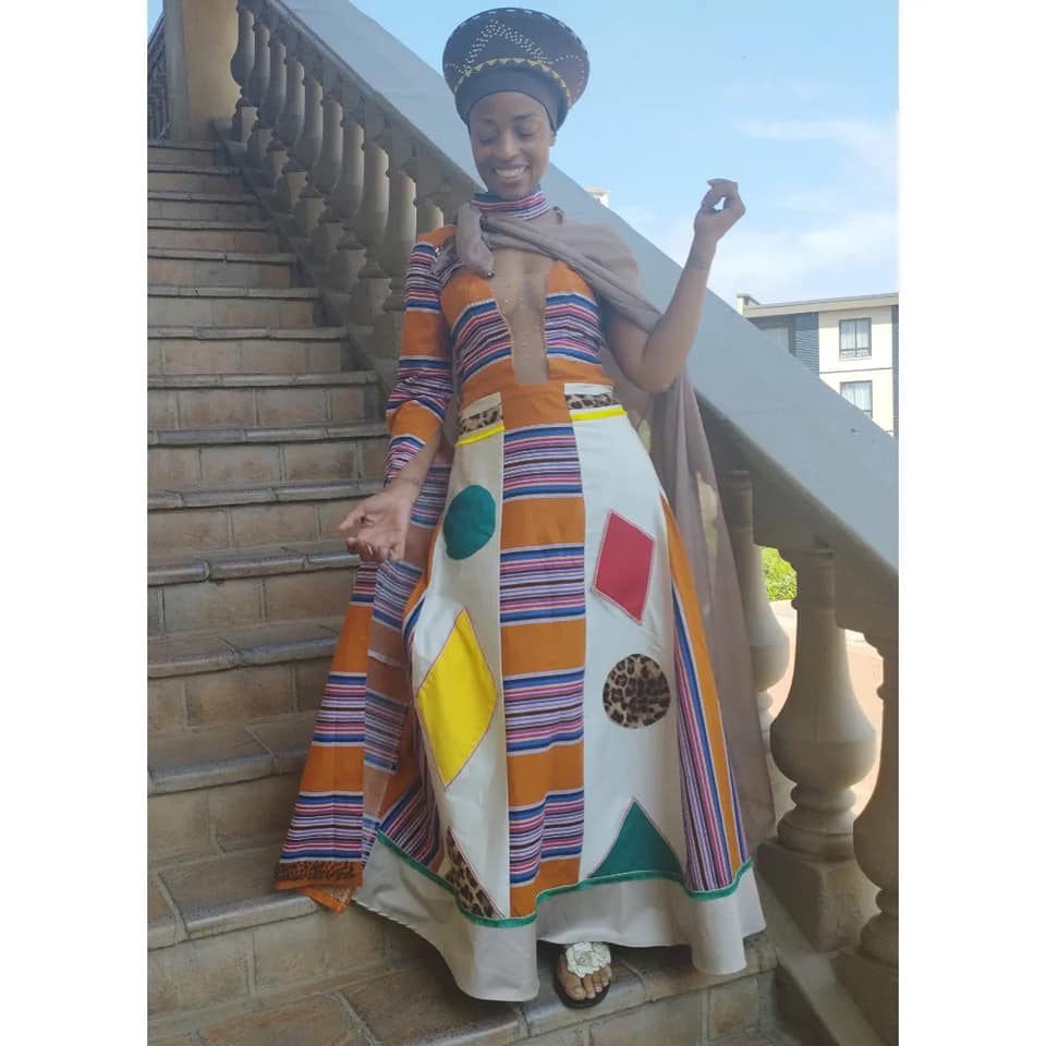 zulu dresses for ladies Zulu Traditional Traditional Dresses For The Bride Umembeso Shweshwe Long Dresses  Zulu Traditional Shweshwe Dresses