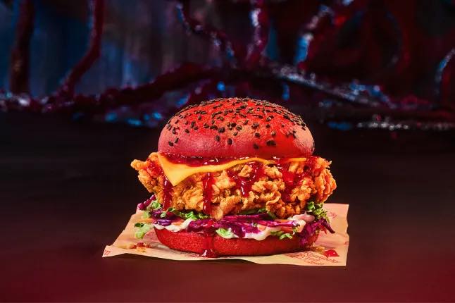 NEW @kfc_uki X @strangerthingstv COLLAB 😱😱😱😱 KFC has teamed up