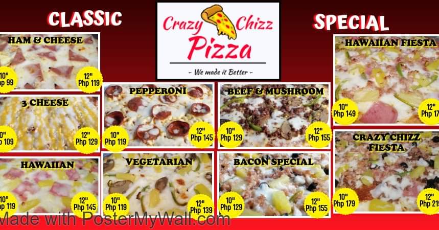 Crazy Chizz Pizza