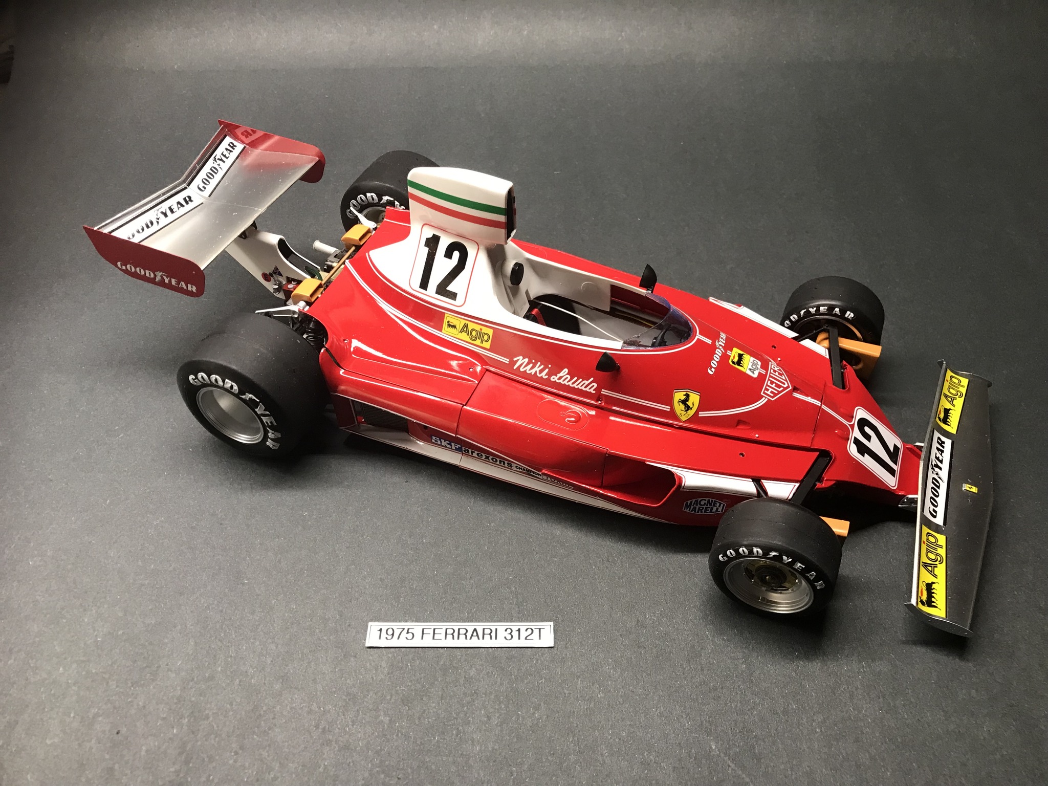 Building Tamiya 1975 Ferrari 312T model
