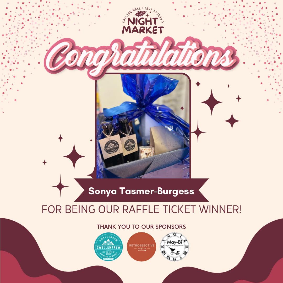 Carlton Mall - Congratulations to our raffle winner Sonya... | Facebook