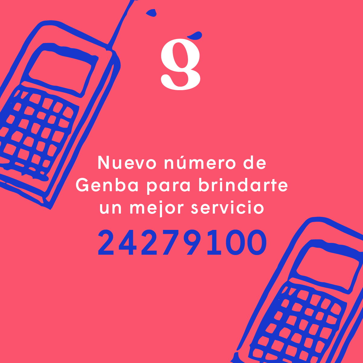GENBA - Estamos haciendo todo lo que podemos para darte el...