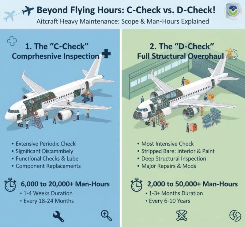 ️ Peeling Back the Layers: C-Check vs. D-Check Deep Dive! 🔍🛠️ | Facebook