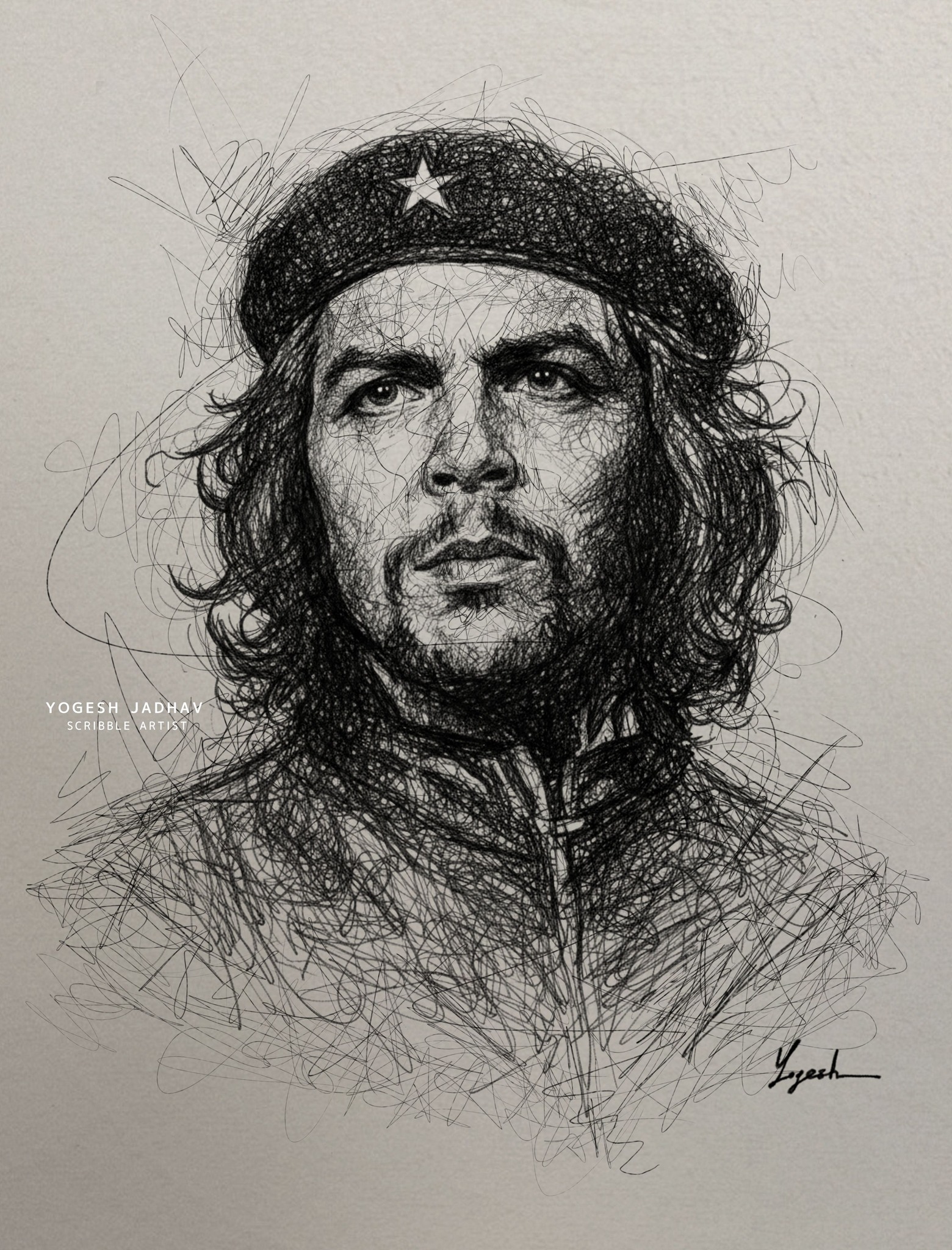 The face of revolution.... - Yogesh Jadhav - Scribble Artist | Facebook