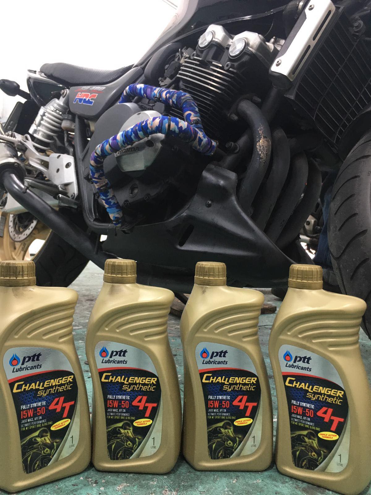 Lim Ah Boy Ptt Challenger Synthetic Engine Oil On Honda Facebook