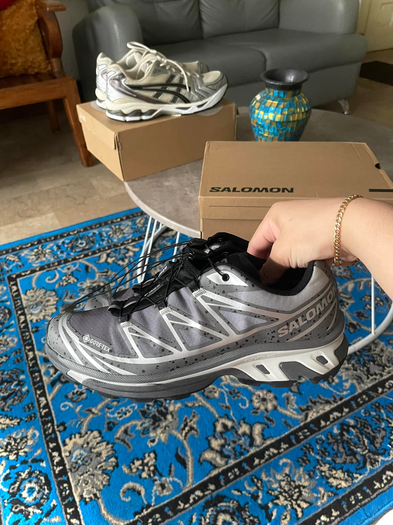 SALOMON XT-4 0G OLIVE NIGHT BLACK ALOE SIZE 9.5 US MENS | 27.5 CM 