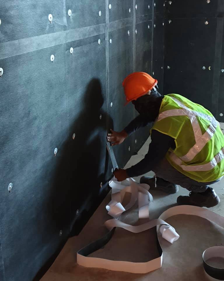 Kent - Rockwool insulation with Black Velimat facing can be applied ...