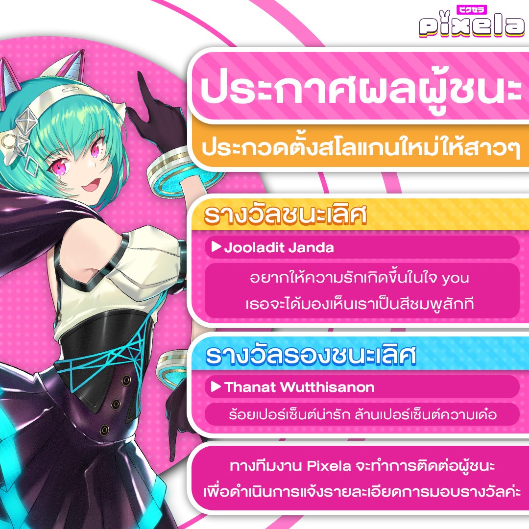 Pixela Project - ประกาศ~~~ ผลการประกวด... | Facebook