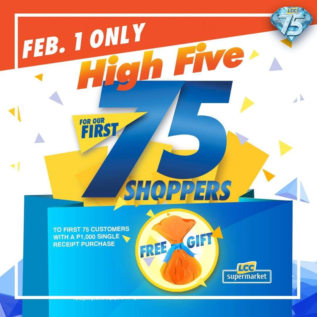 LCC Supermarket - Make your First Day High Five!! Free...
