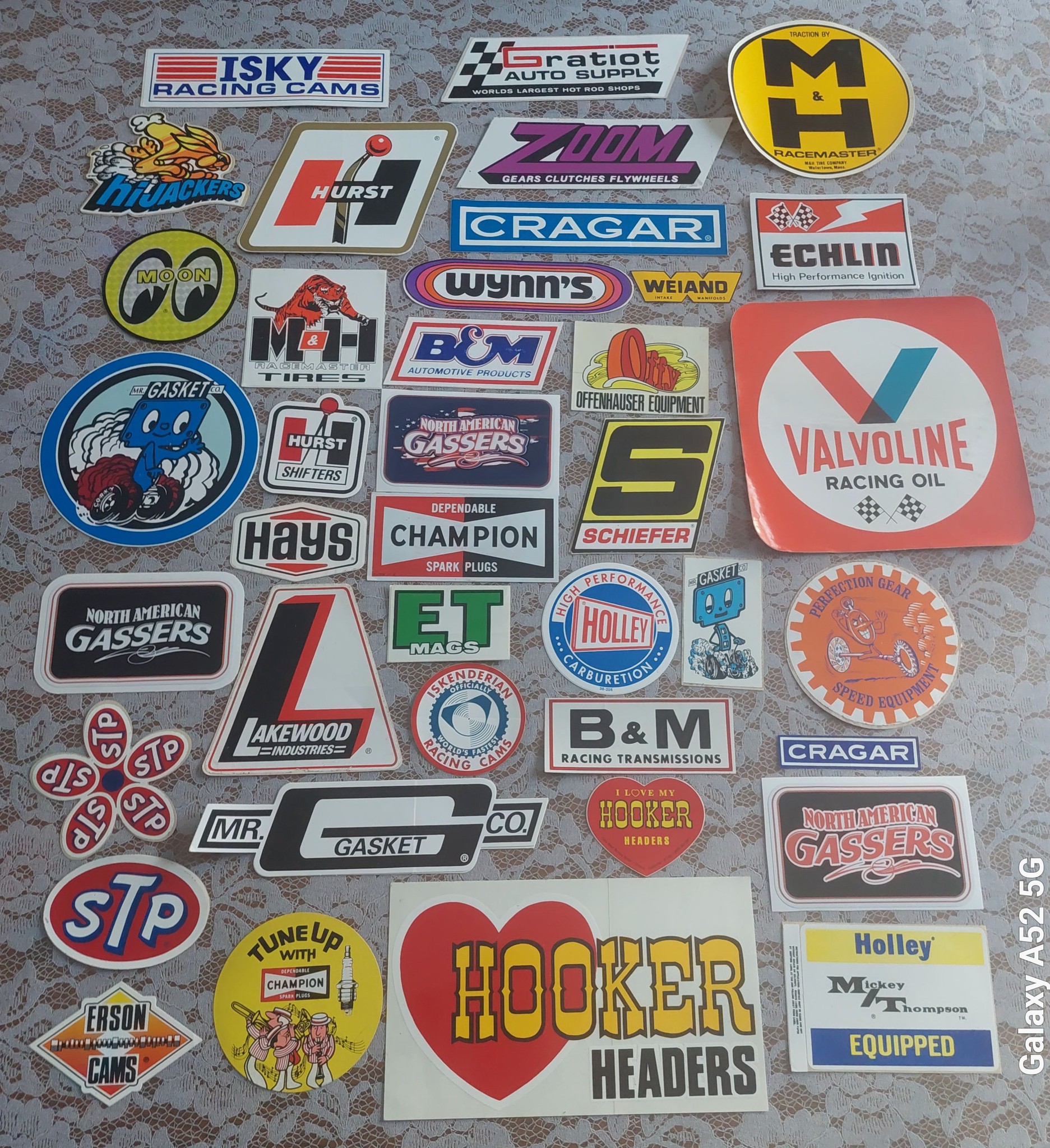 Vintage Racing Logo Decals From The 1970s
