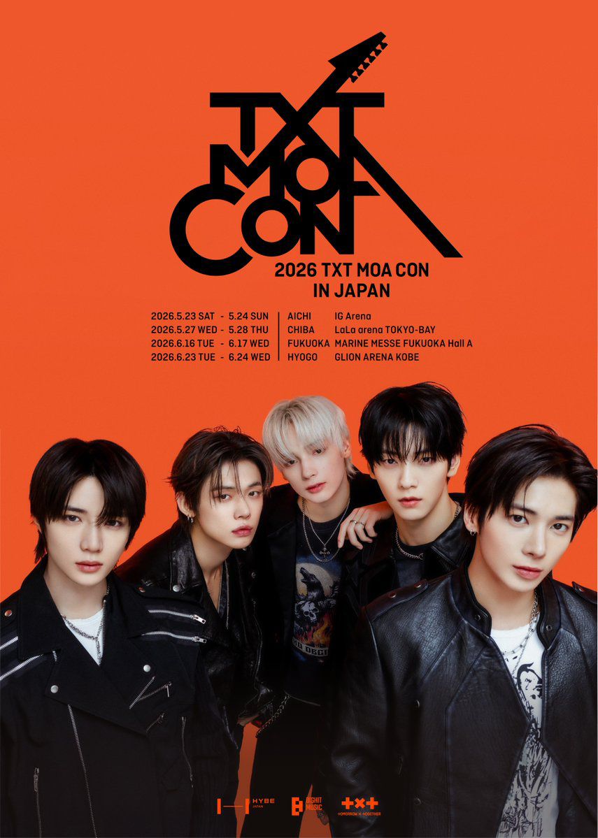 2026 TXT MOA CON IN JAPAN' OFFICIAL MERCHANDISE coming soon…