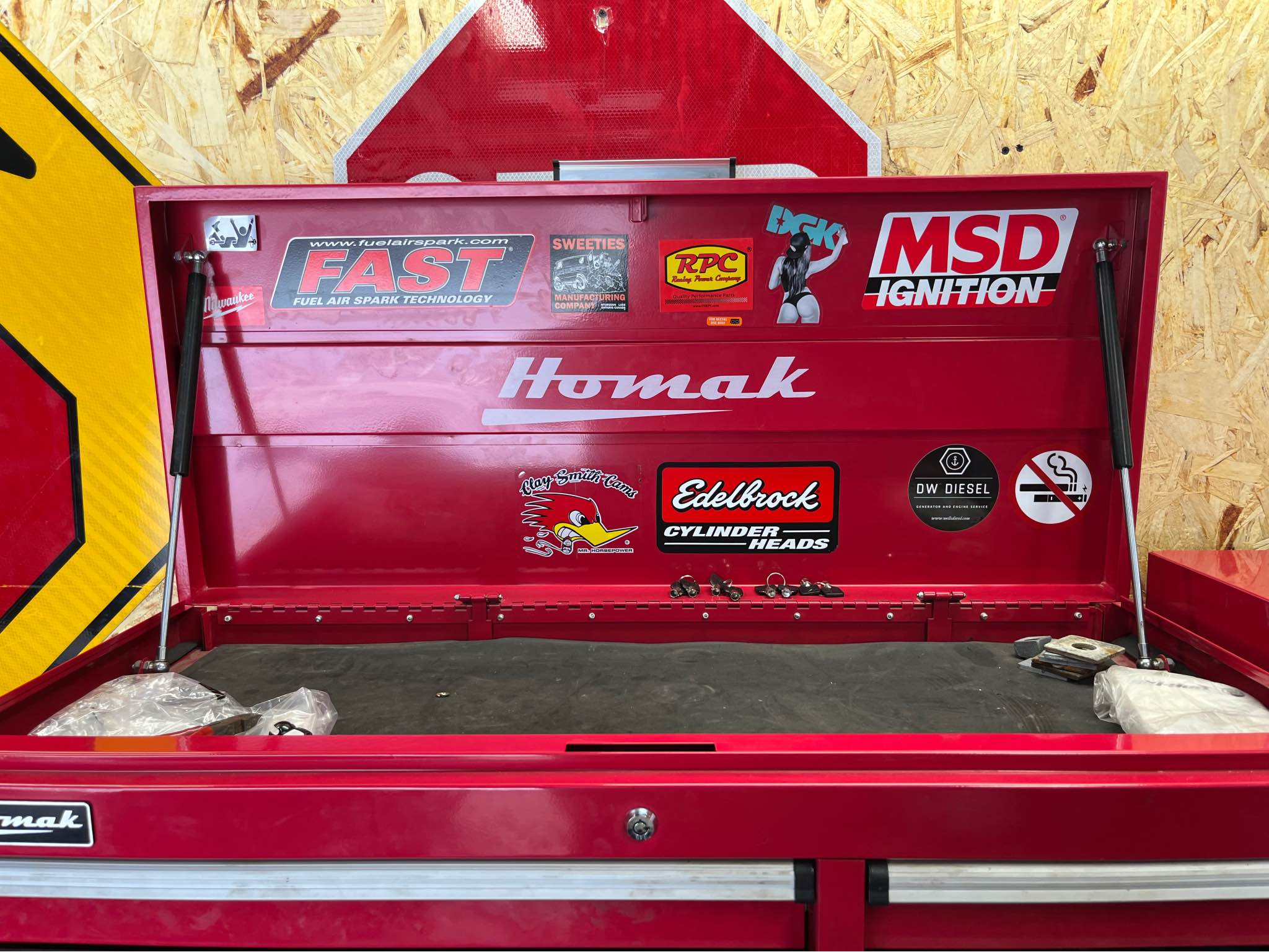 Homak 42” tool box with side locker - Tool Boxes, Belts & Storage ...