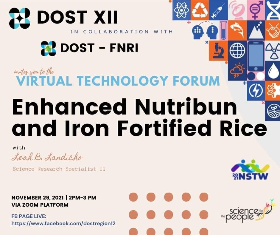 In line with the National Science and Technology Week (NSTW) - Regional ...