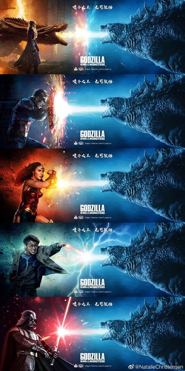 The King of Monsters celebrates the new King!