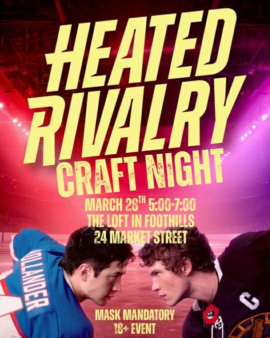 Heated Rivalry Craft Night