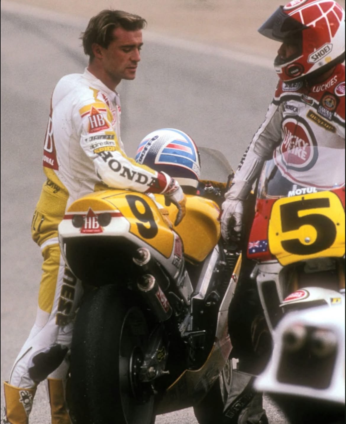 1989 WGP 500cc class PIER FRANCESCO CHILL & KEVIN MAGEE〜♪( ´θ｀)ノ