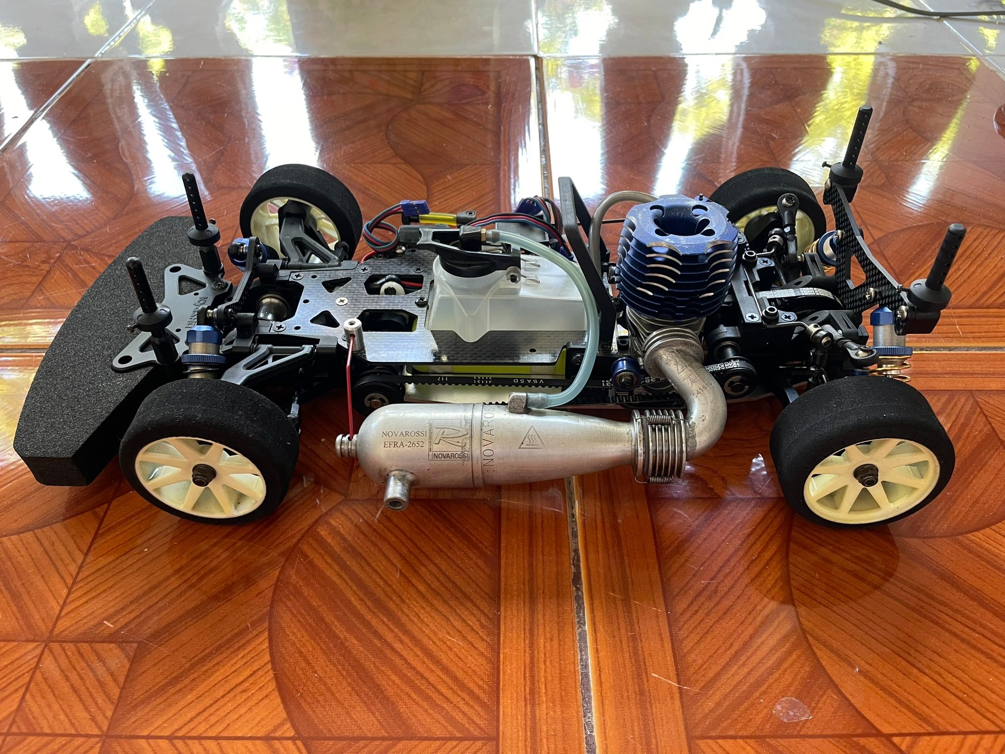 Kyosho V-One RRR touring car for sale with OS Max 12TZ engine