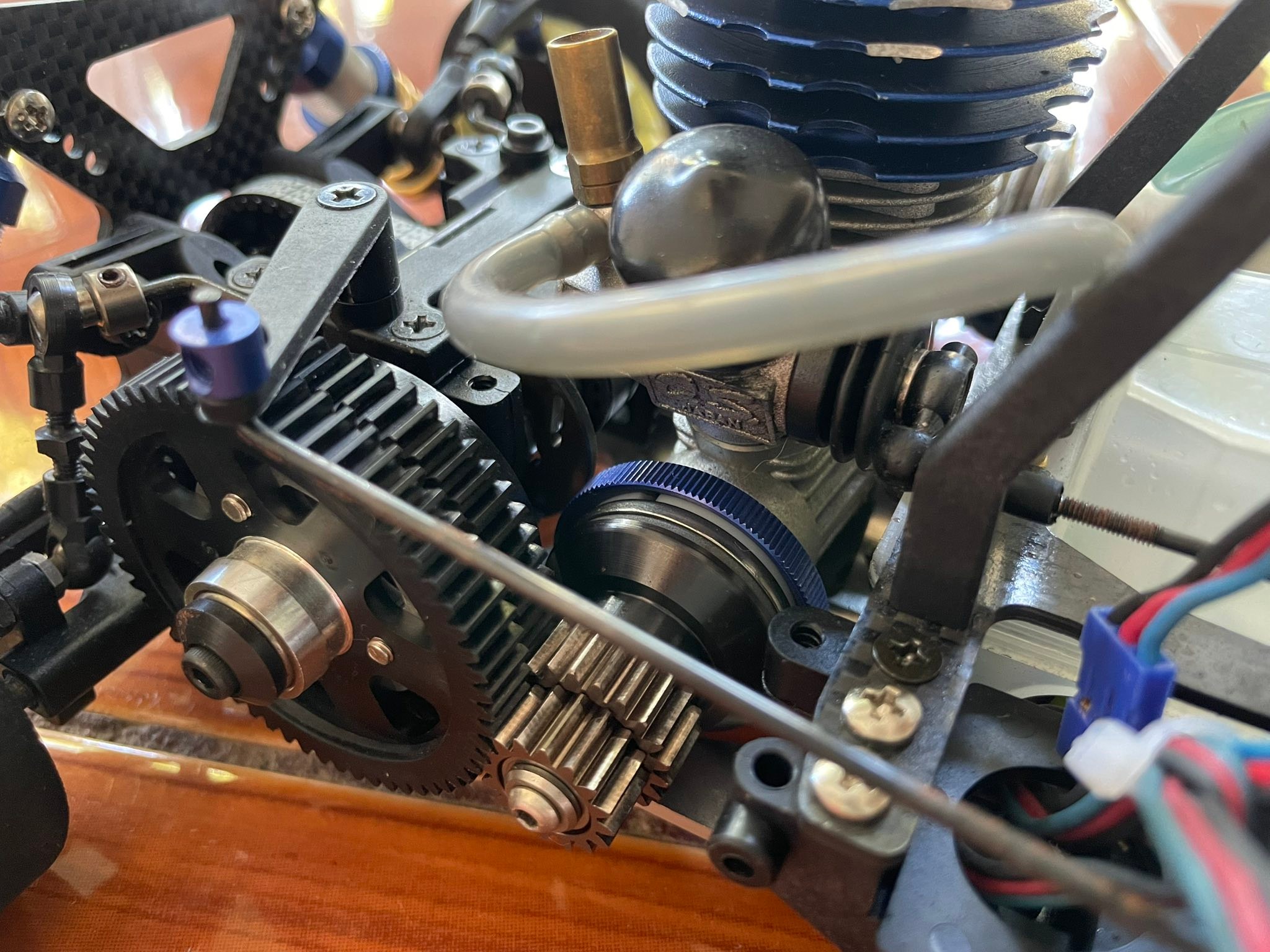 Kyosho V-One RRR touring car for sale with OS Max 12TZ engine