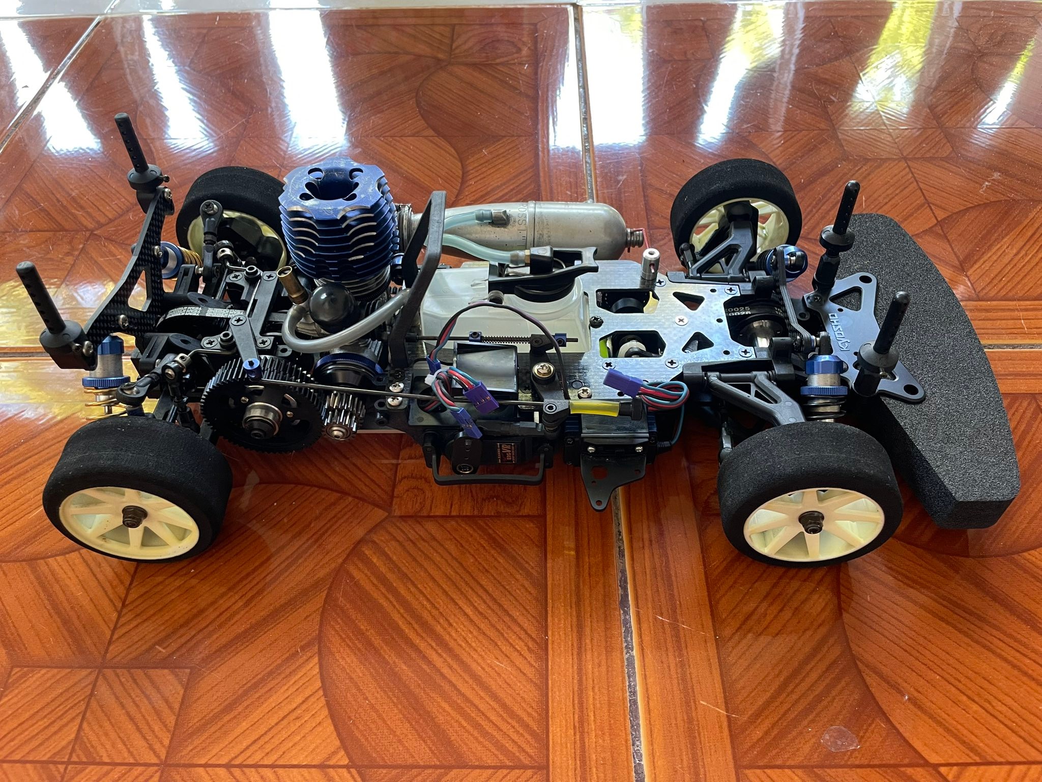 Kyosho V-One RRR touring car for sale with OS Max 12TZ engine